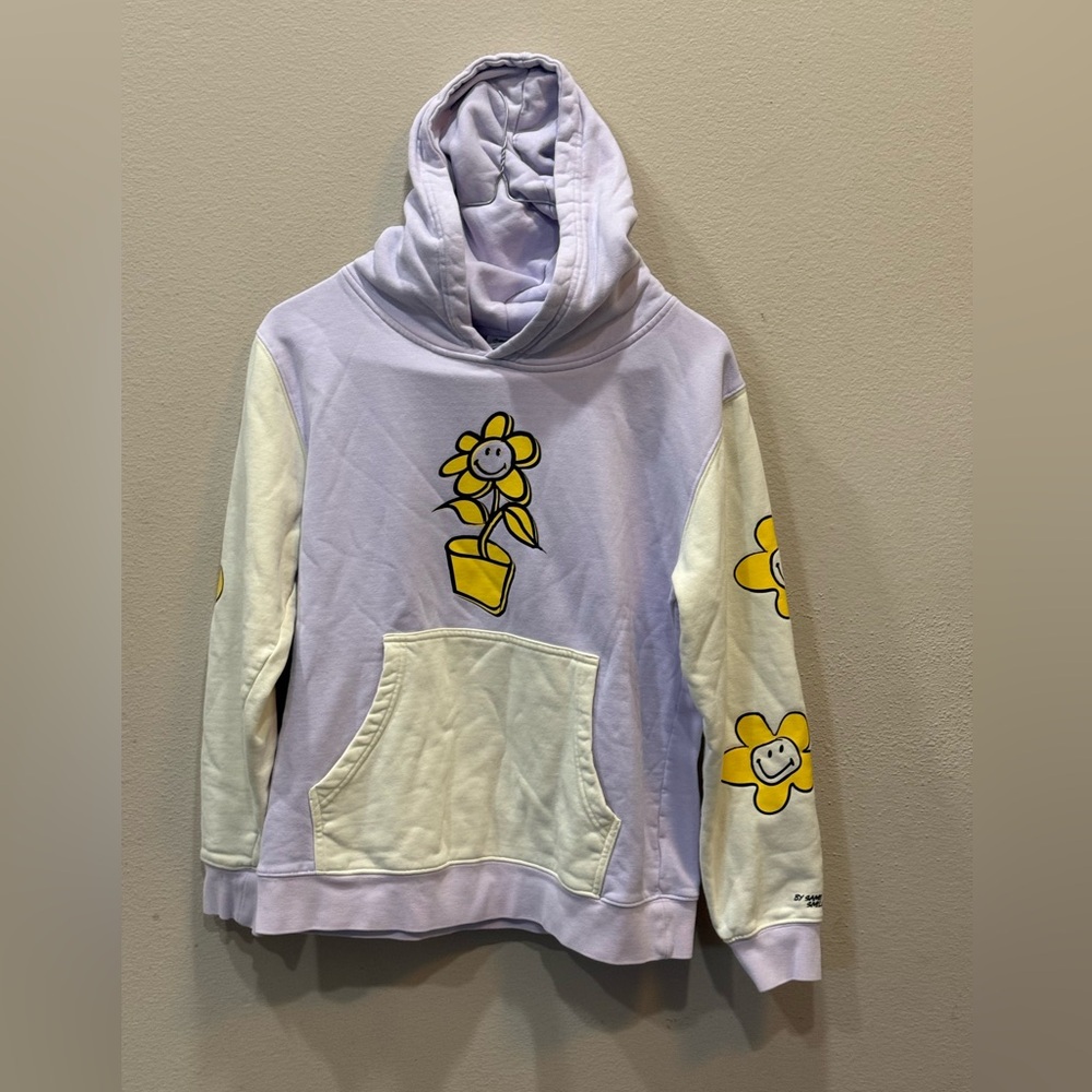 By Samii Ryan Smiley Color Block Hoodie
